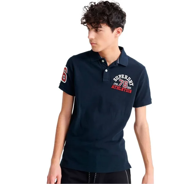 Superdry Classic Superstate - Blue - Polo Shirts