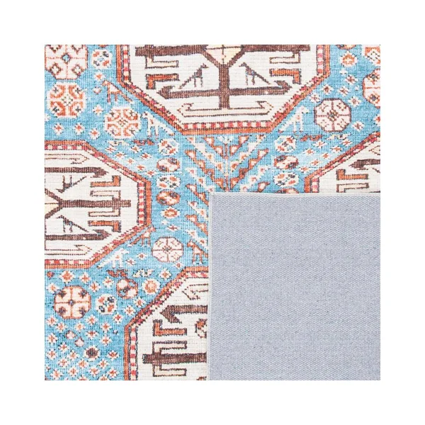Safavieh 9' x 12' Serapi SEP383J Light Blue - Brown Rug