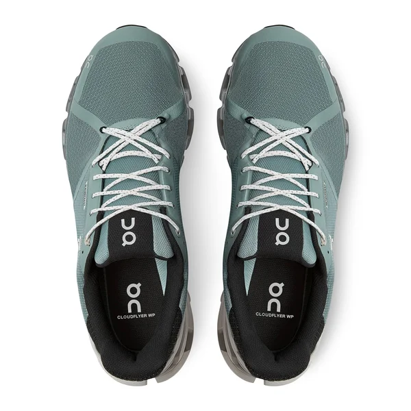 on Running Men's Cloudflyer Waterproof Sea - Glacier, 10, D
