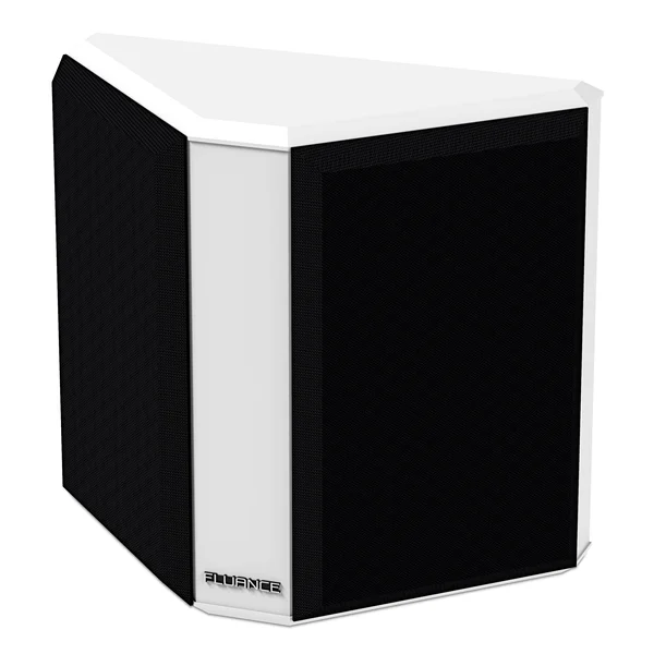 Fluance SXBP2WH Home Theater Bipolar Surround Sound Speakers (White)