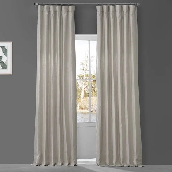 Walnut Beige French Linen Curtain - Half Price Drapes