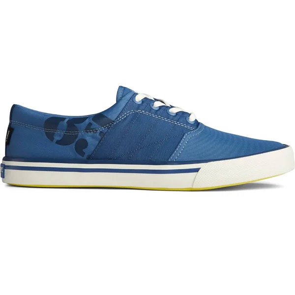 Sperry Top-Sider Men's Striper II CVO Bionic Sneaker - Size: 13, Blue Recycled Plastic