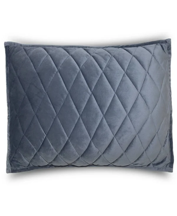 Jennifer Adams Velvet Diamond Sham (Natural Linen - Standard)