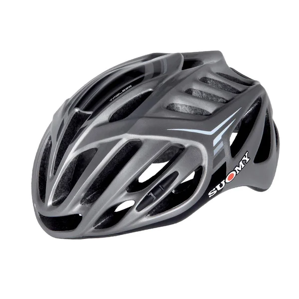 Suomy Timeless Road Cycling Helmet - SMY-TMLS (Silver - Anthracite - L/XL)