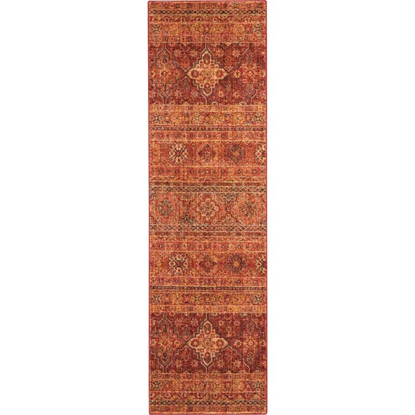 Nourison Vintage Tradition VGT03 Brick Area Rug - 7&10x22 x 9&10x22