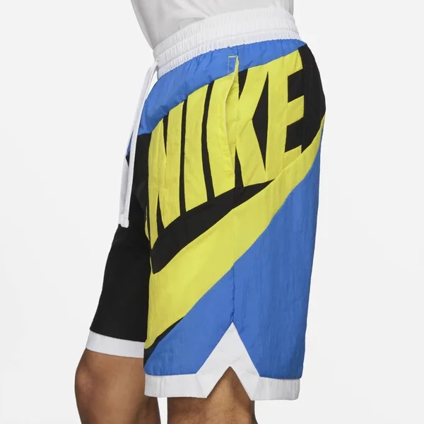 Nike Men's Dri-Fit Throwback Futura Basketball Shorts - XXL, Blue
