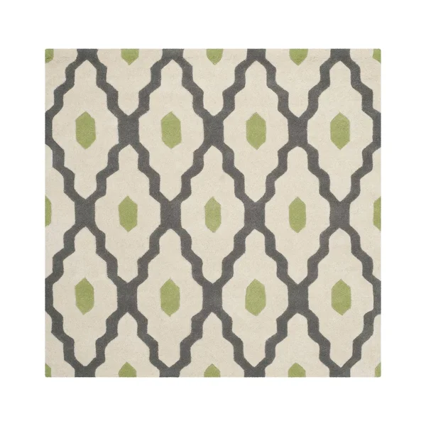 Safavieh 3& x 5& Chatham CHT748D Ivory - Dark Grey Rug