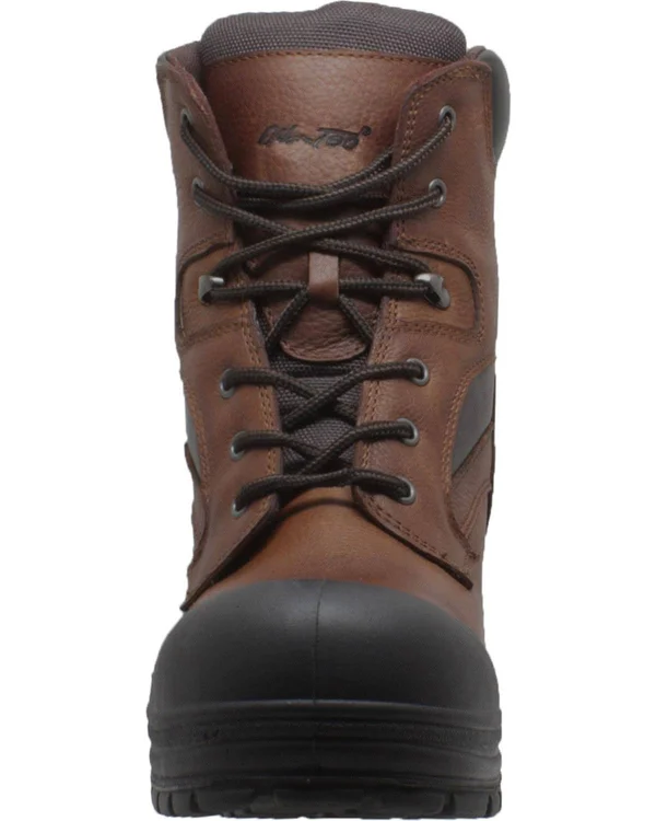 AdTec Men's 8x22 Composite Toe Waterproof Work Boot - Brown