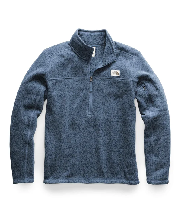The North Face Gordon Lyons 1/4 Zip - Men's Shady Blue Heather - 3XL