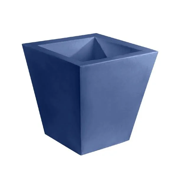 Cono Resin Pot Planter Vondom Navy 19.75x22 H x 19.75x22 W x 19.75x22 D