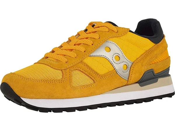 Saucony Shadow Original Size: 8M, Yellow, Navy