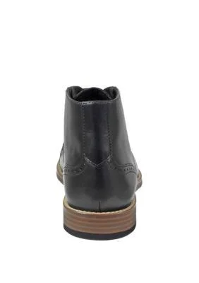 Nunn Bush Black Middleton Cap Toe Dress Chukka Boot