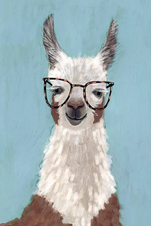 Victoria Borges Canvas Prints - Llama Specs I