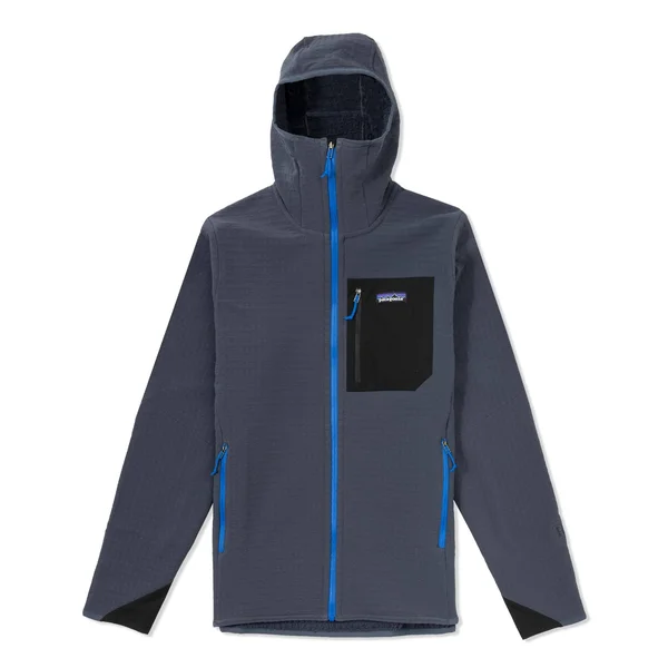 Smolder Blue Patagonia Men's R2 TechFace Hoody - M