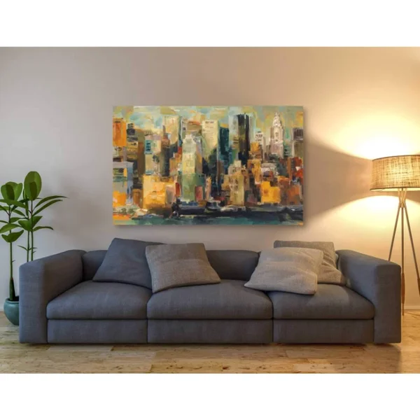 Epic Graffiti &New York New York& by Marilyn Hageman, Canvas Wall Art, 60x22x40x22