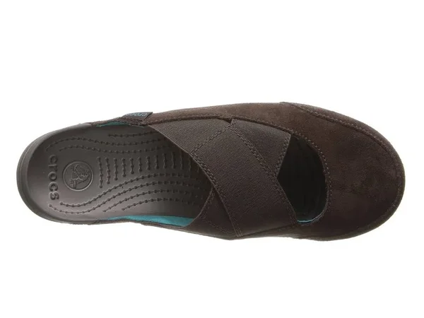 Women's Crocs Edie Mule - Adult, Size: 8 M, Mahogany/Mahogany