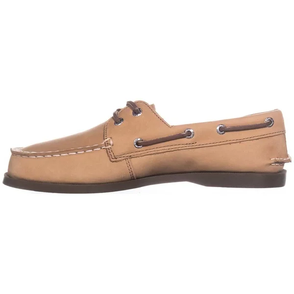 Sperry Top-Sider Boys& Authentic Original - Size: 7 US, 40 EU, Sahara Leather