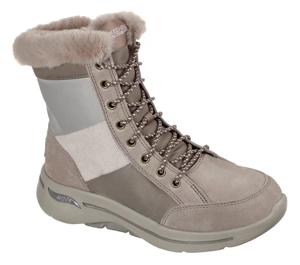 Skechers GOwalk Arch Fit - Conquer Dark Taupe - Size 7.5