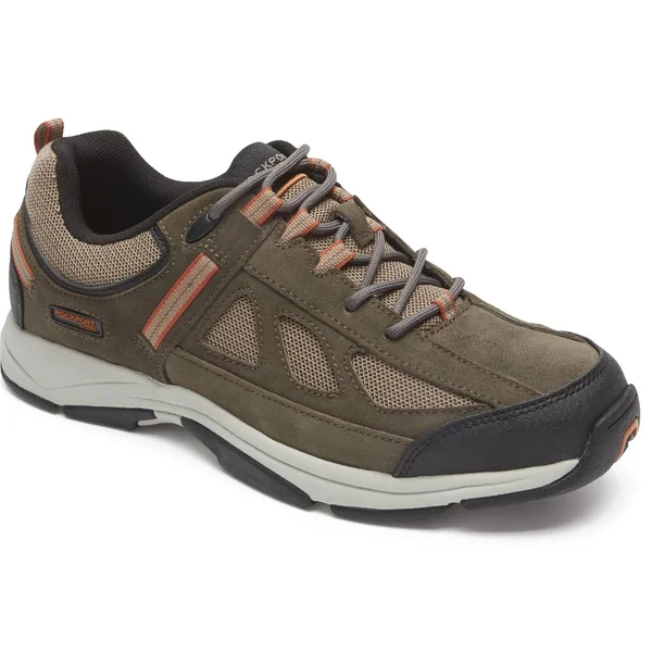Men's Rockport Rock Cove Lace Up Breen Leather 8.5 M