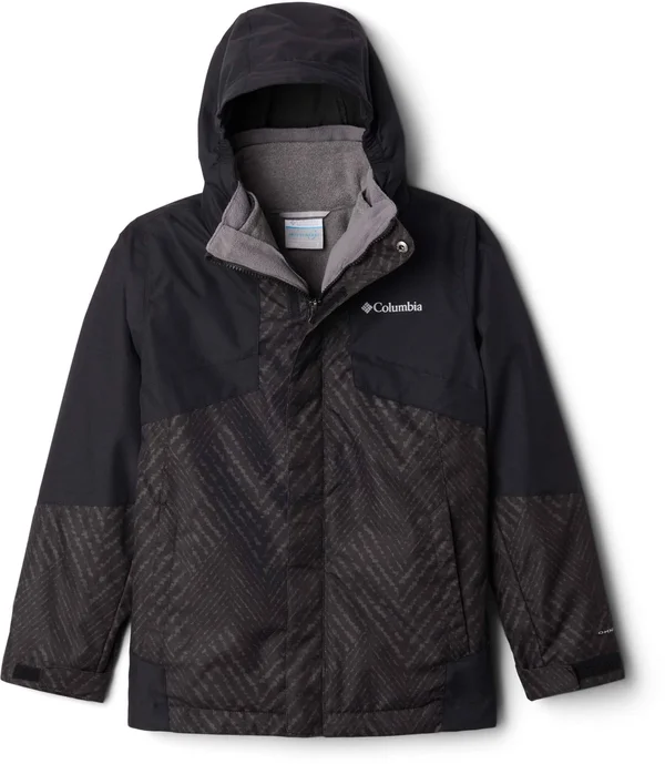 Columbia Boys& Bugaboo II Fleece interchange Jacket - XL - Black Chevron Print - Black