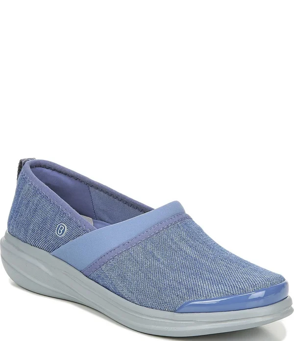 Bzees Coco Women's Slip on Shoes Washed Denim : 9 M