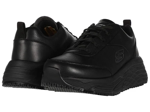 Skechers Work Max Cushioning Elite SR-Kajus 9.5 Women's Black Shoe