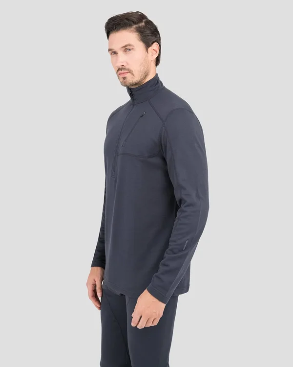 Terramar 4 . 0 Men & S Thermawool Half Zip - 422indiainkhthr