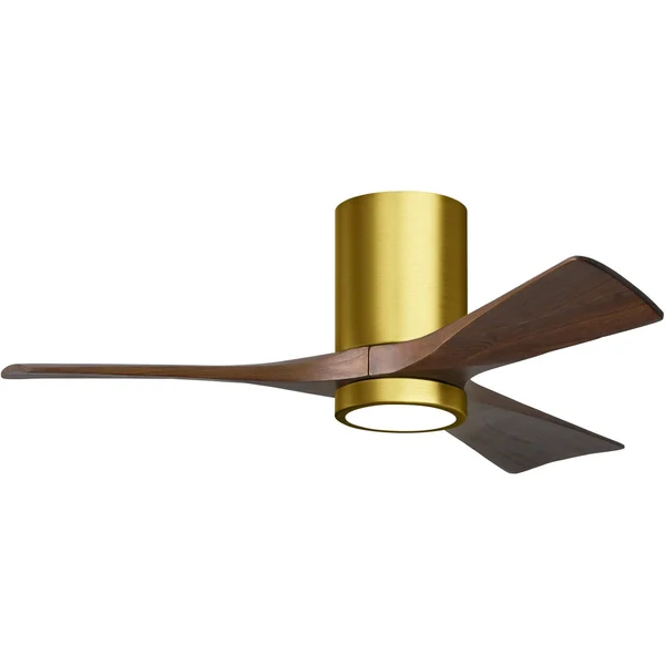 Irene Hugger Ceiling Fan with Light by Matthews Fan Company, Gloss White, IR3HLK-WH-WA-60