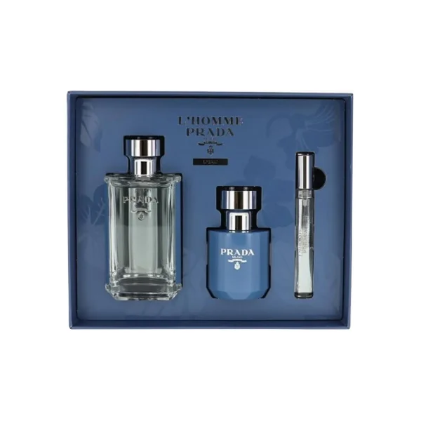 Prada Gift Set Prada L&homme L&eau