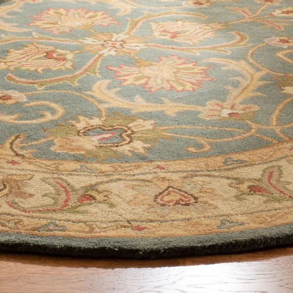 Safavieh Heritage HG811A Green - Gold 9& x 12& Area Rug