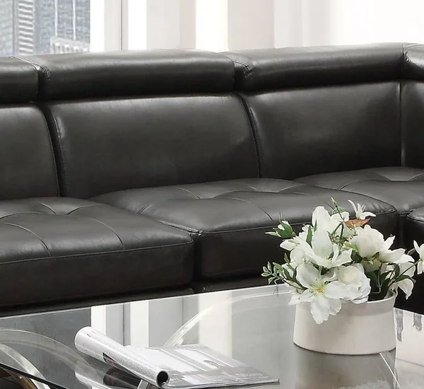 Coaster Piper Contemporary Charcoal Sectional 503029
