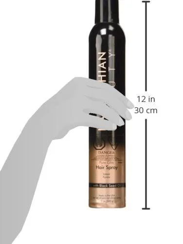 Kardashian Beauty Hair Spray, Pure Glitz, with Black Seed Oil - 12 oz