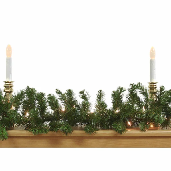 Northlight 50& x 10x22 Pre-Lit Canadian Pine Commercial Artificial Christmas Garland - Clear Lights