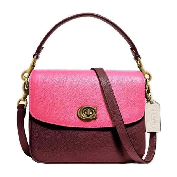 Coach Cassie Crossbody 19 in Colorblock, B4/Confetti Pink Multi