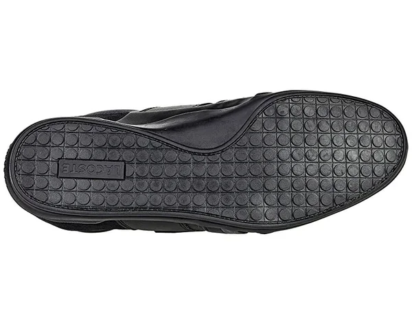 Lacoste Misano Strap Suede Men's Shoes Black-Dark Grey 7-40cma0061-237