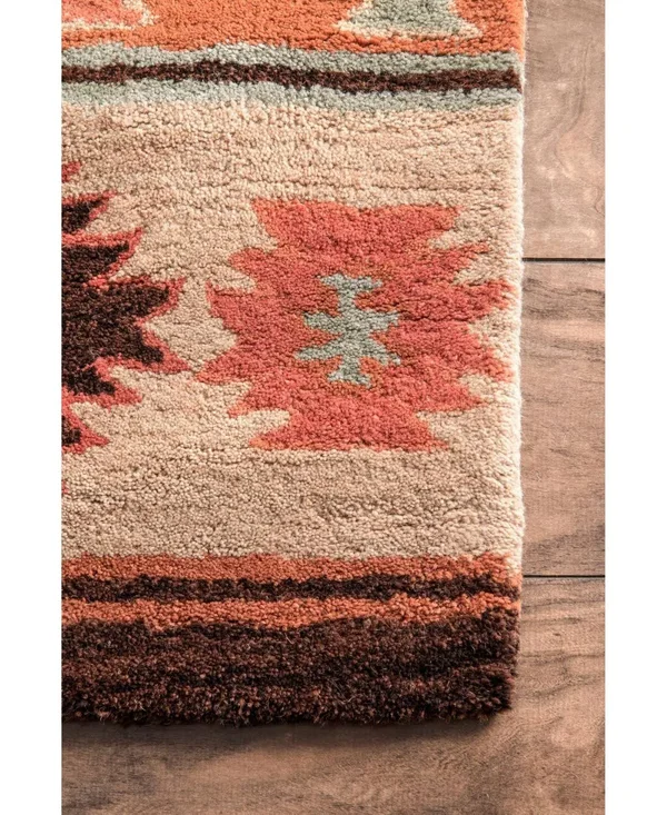 nuLOOM Spve04b Hand Tufted Shyla 6& x 9& Beige Area Rug