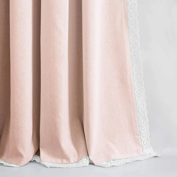 Lush Decor Rosalie Window Curtain Panels Blush 54x84 Set