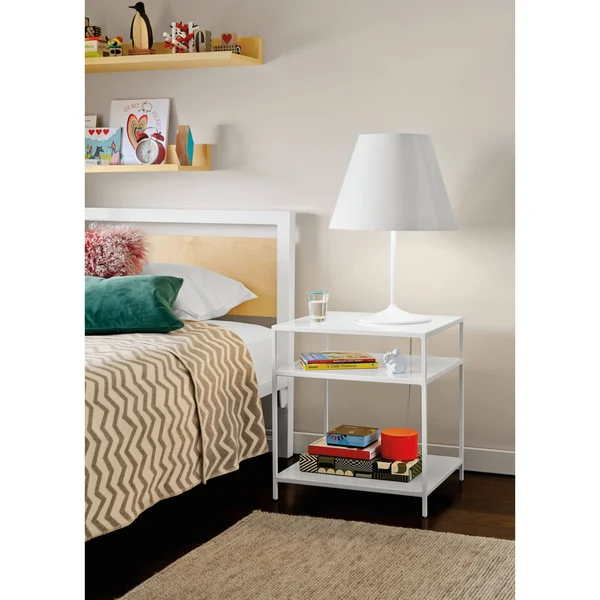 Room & Board - Modern Slim End Table w/ Shelves 10D 24W 24H in Graphite Black