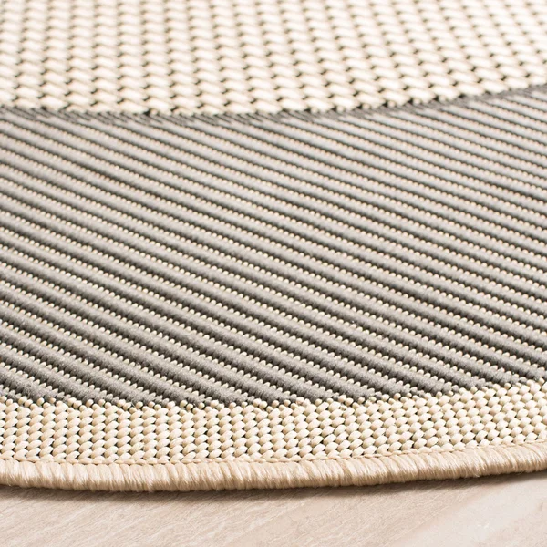 Safavieh Courtyard CY7987-65A5 7&10x22 x 7&10x22 Square Grey - Cream Area Rug
