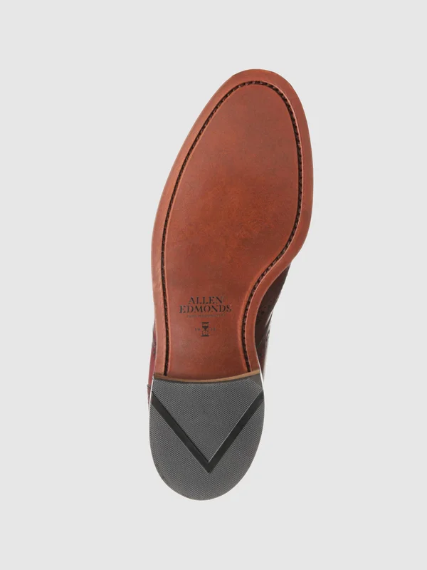 Allen Edmonds Dalton Wingtip Dress Boots - Oxblood