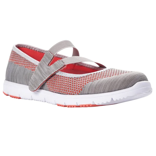 Propet Women's TravelWalker Evo Mary Jane - Size: 8, Light Grey Mesh