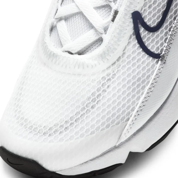 Nike Big Kids& Air Max 2090 Casual Shoes in White/Blue/White Size 3.5