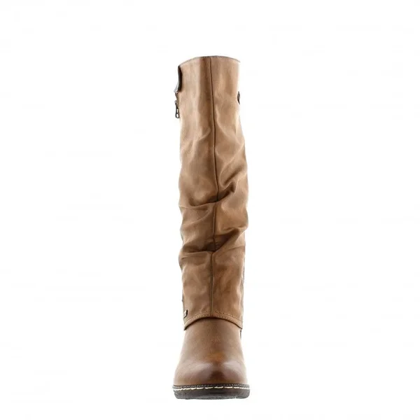 Rieker 93655-26 Womens Knee High Boots Tan 37 EU