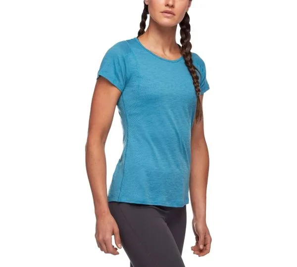 Black Diamond Women's Rhythm Tee - Medium - Fjord Blue
