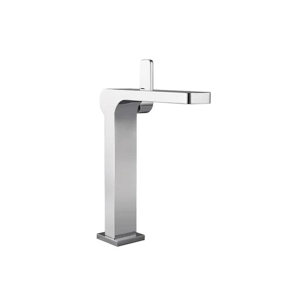 Mirabelle MIRWSCHI100L Hibiscus 1.2 GPM Single Hole Vessel Bathroom Faucet with Polished Chrome