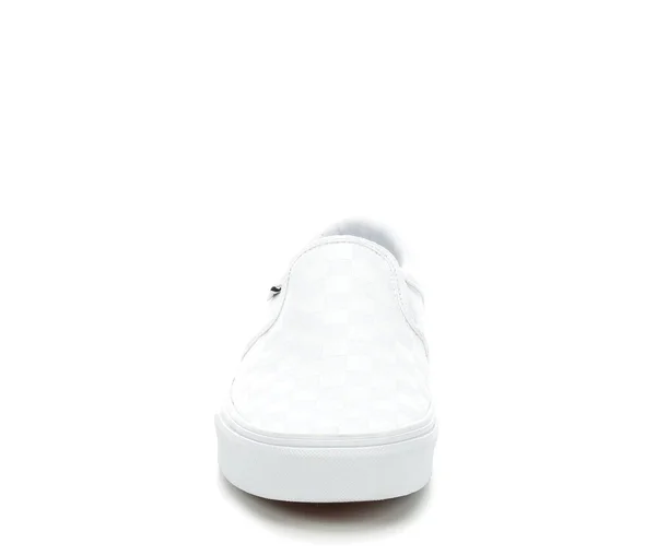 Vans Asher White/Checkerbroard Men's Shoes - Size: 7.5
