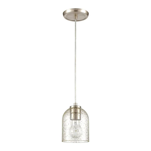 Elk Lighting 85395/1 Sprinkle - 1 Light Mini Pendant Satin Nickel