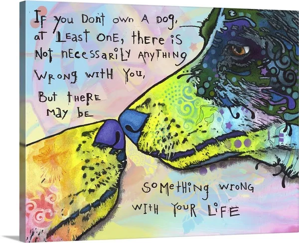 of Life and Dog, Canvas Wall Art, 45x36, Great Big Canvas