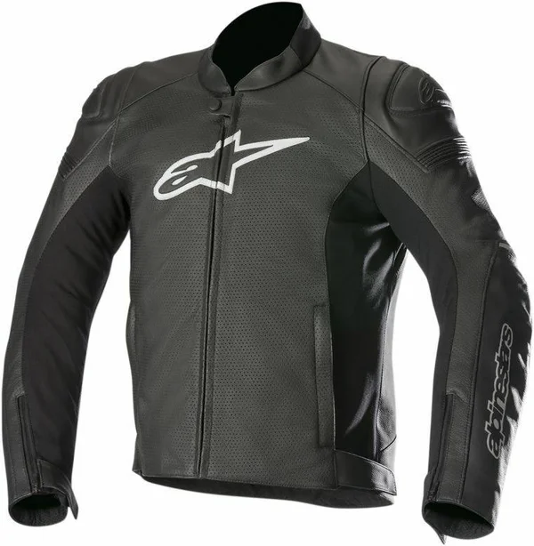 Alpinestars SP-1 Airflow Leather Motorcycle Jacket 46, Black