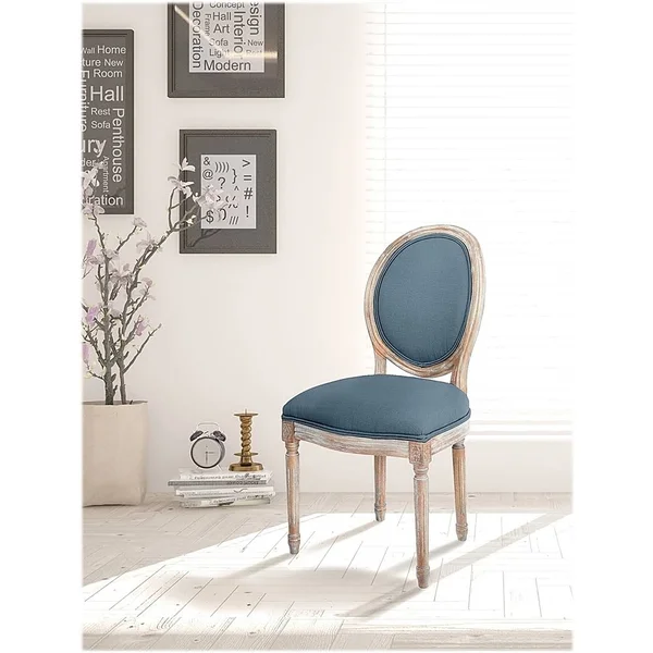 Ave Six Lillian Oval Back Dining Chair, Klein Azure
